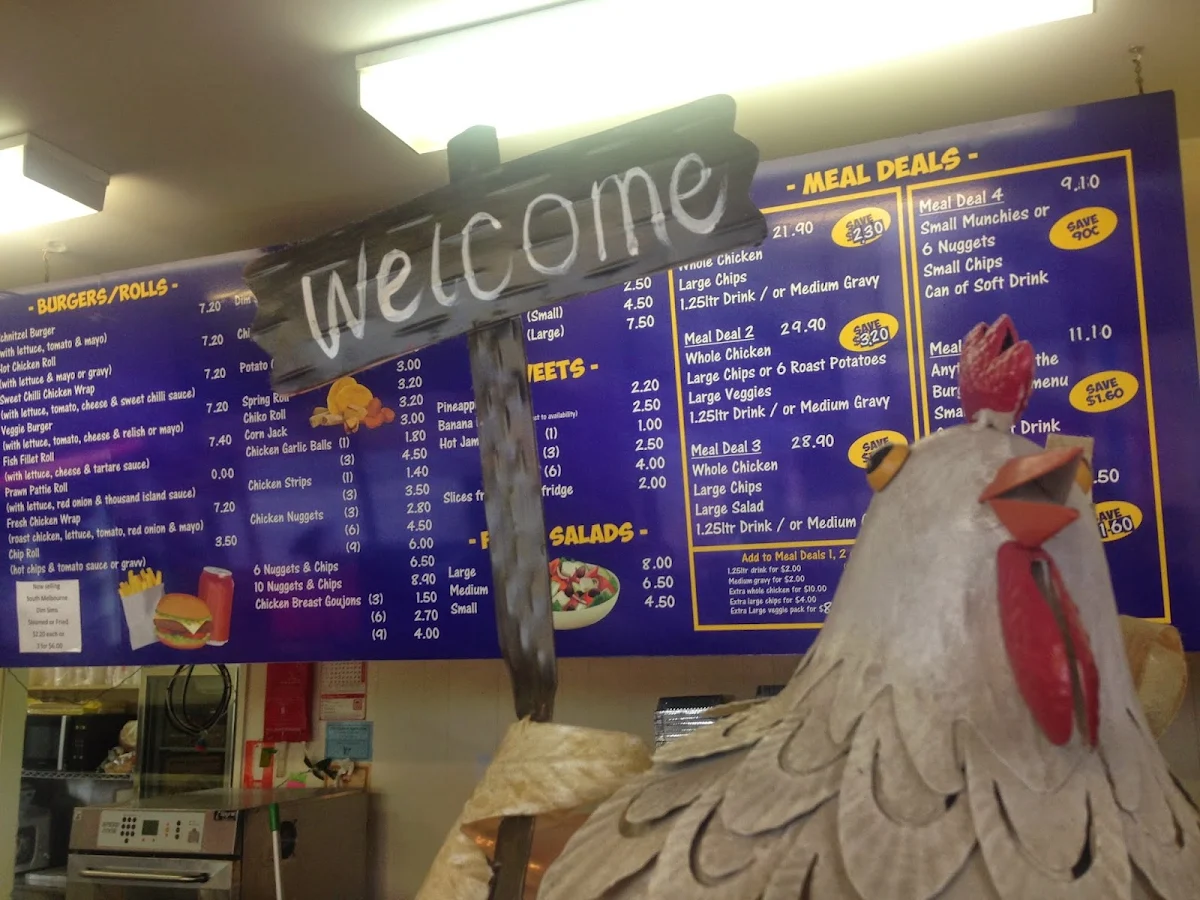 Menu, Chick'n Ranch