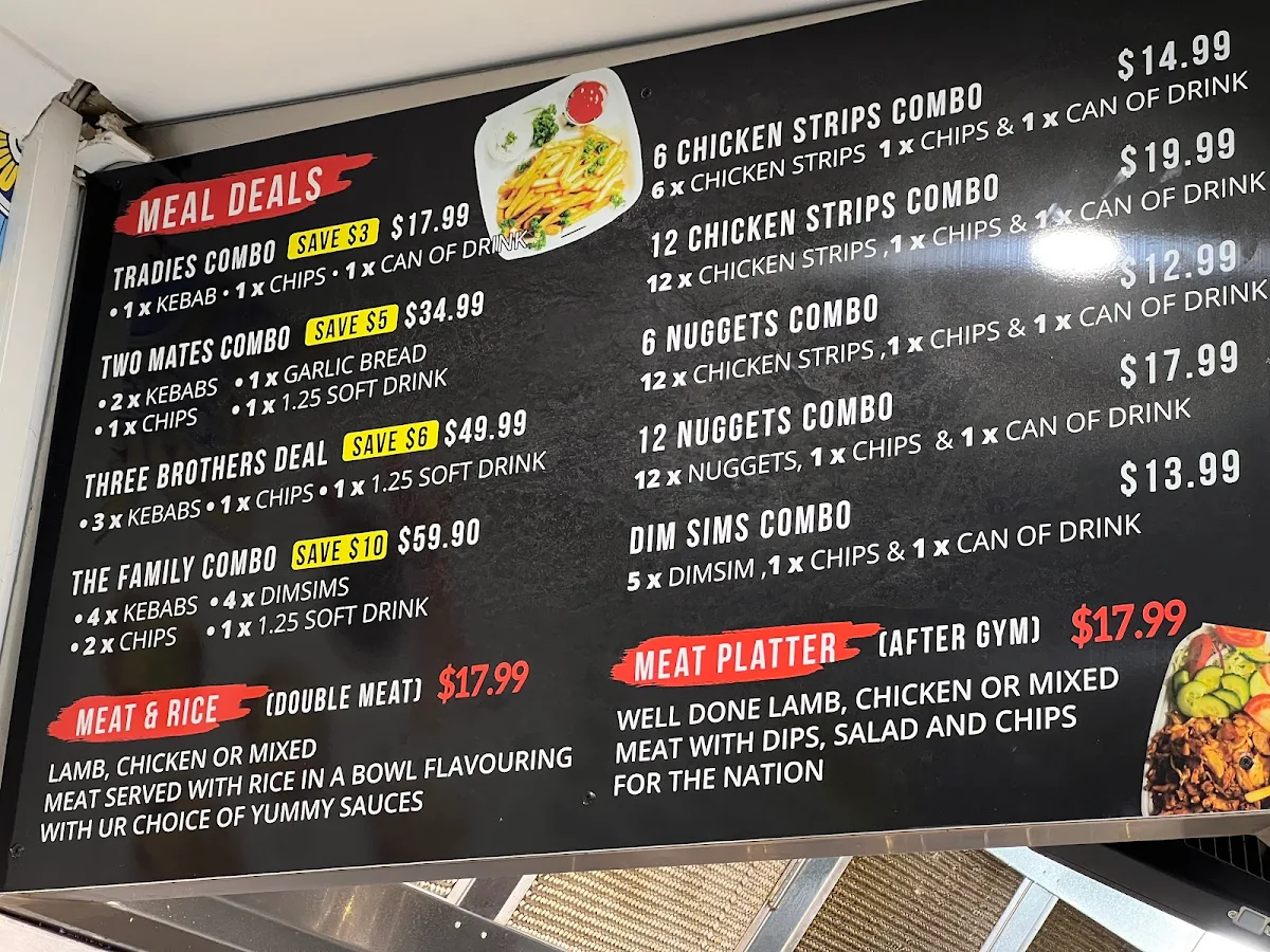 Menu, GarlicBoyz - Caufield South