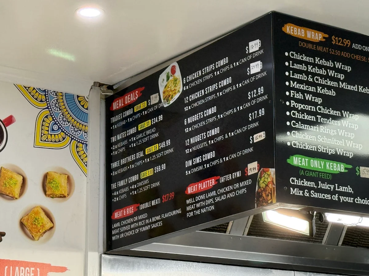 Menu, GarlicBoyz - Caufield South