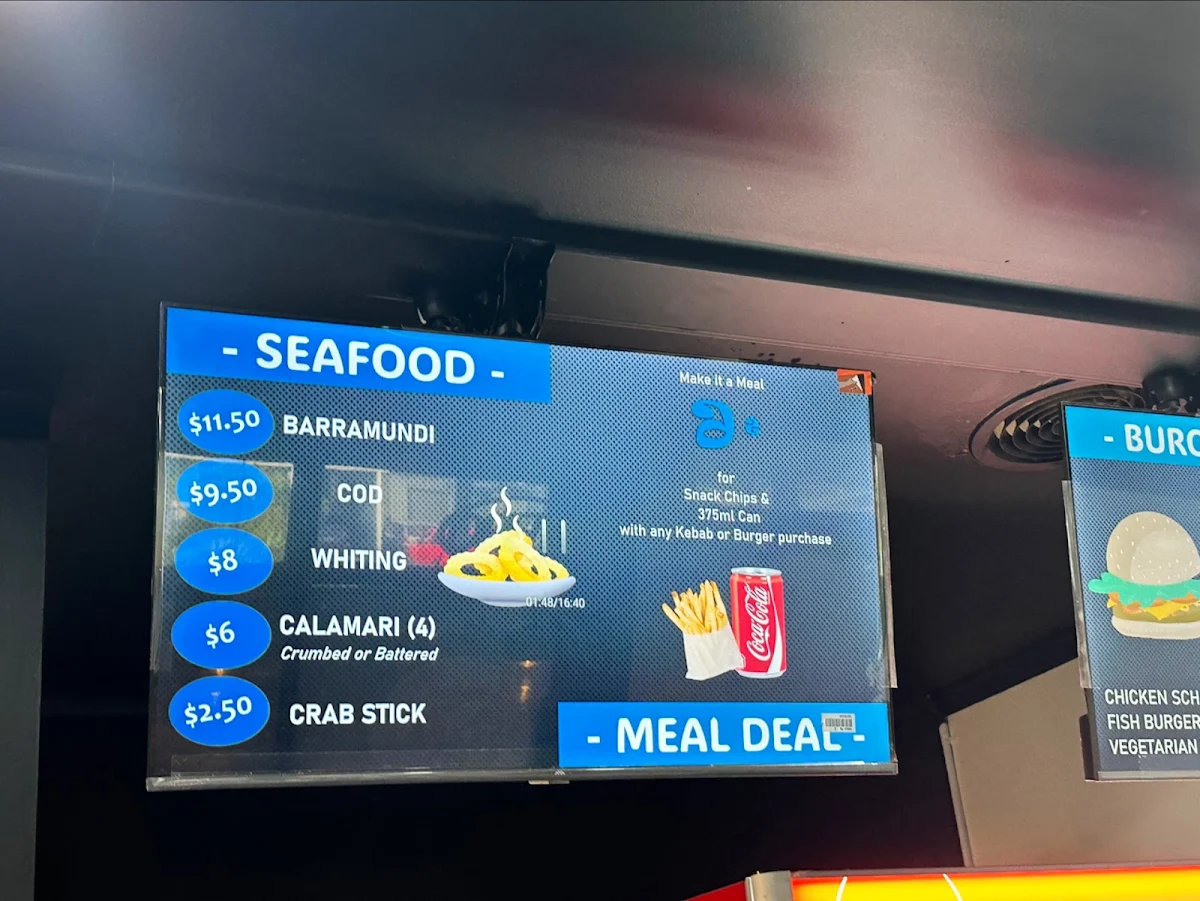 Menu, Canungra Takeaway
