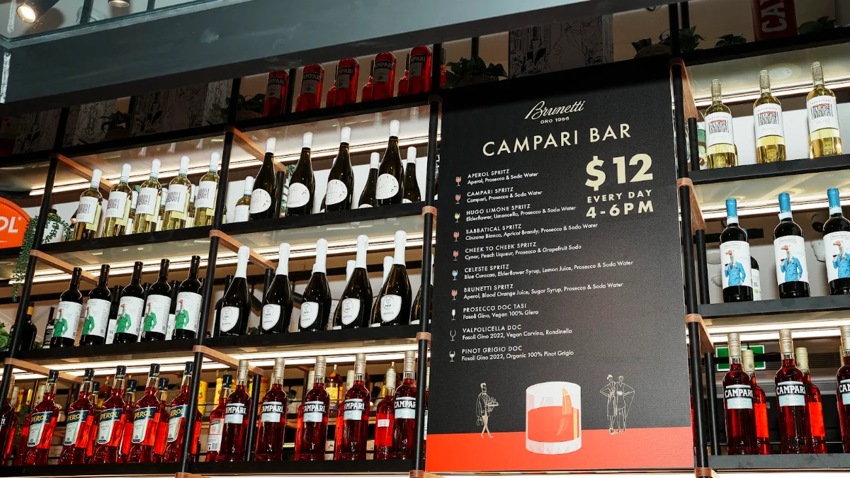 Menu, Brunetti Oro Swanston
