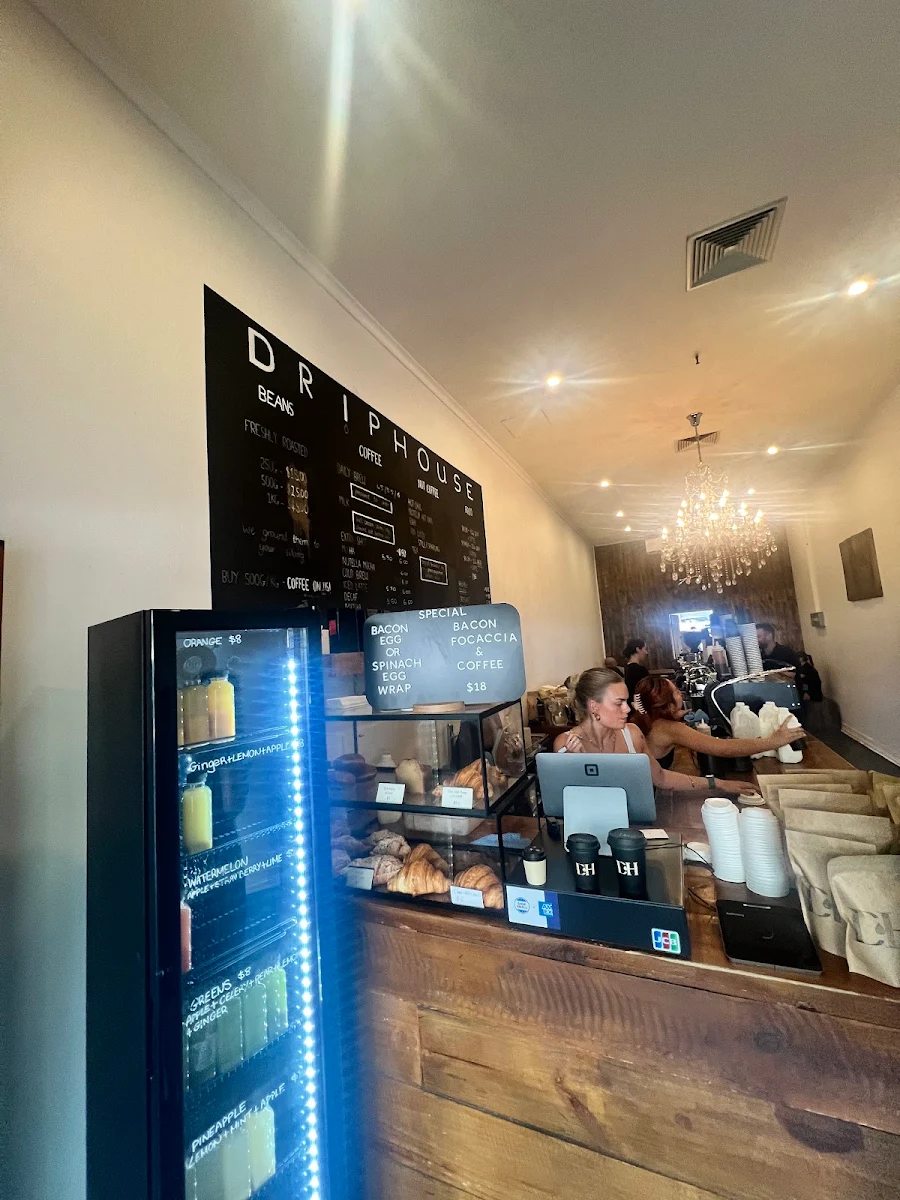 Menu, DripHouse