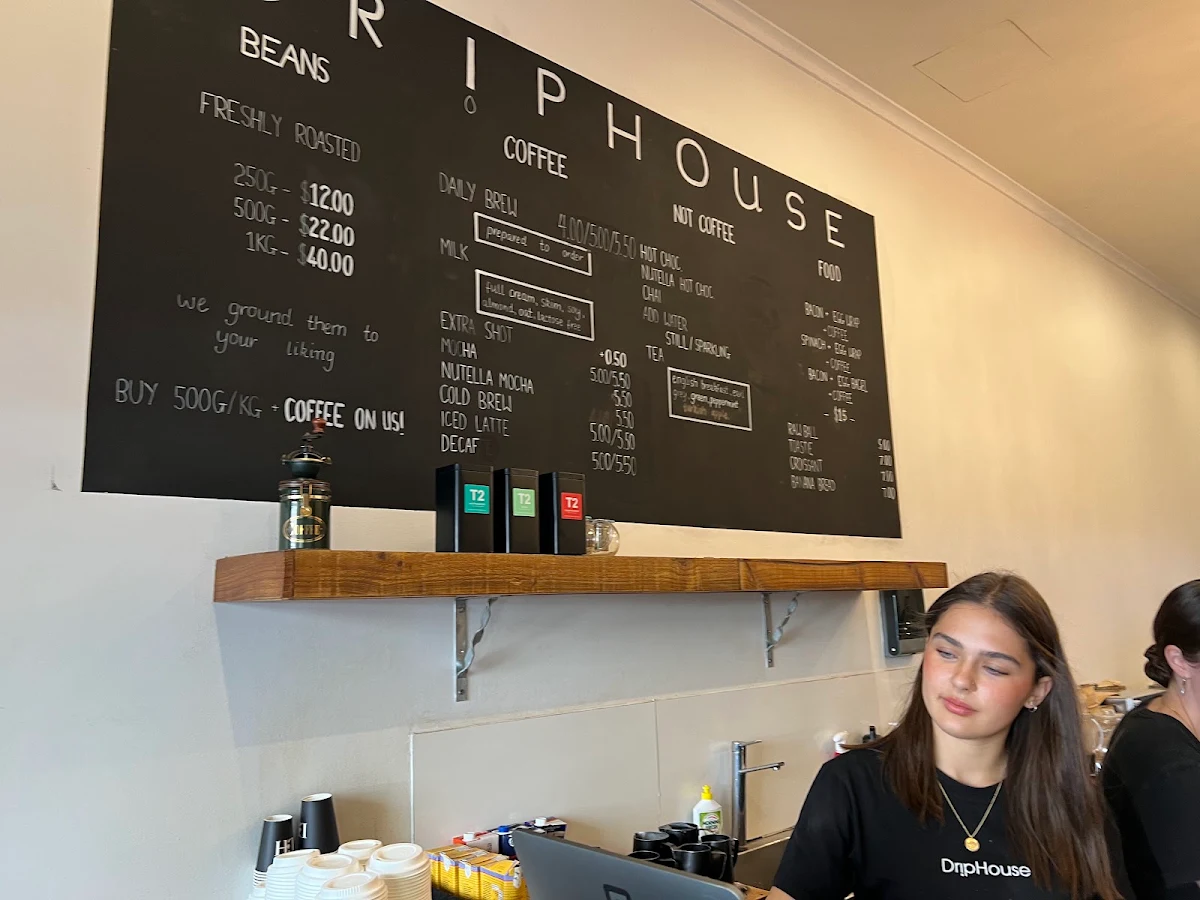 Menu, DripHouse