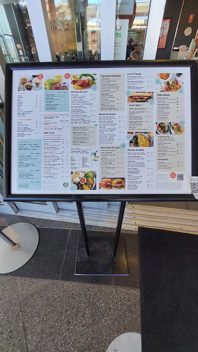 Menu, The Coffee Club