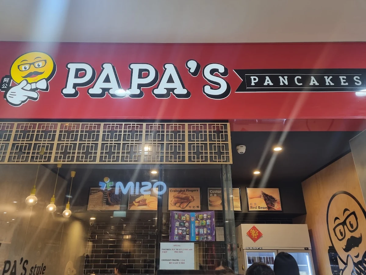 Menu, Papa's Pancakes