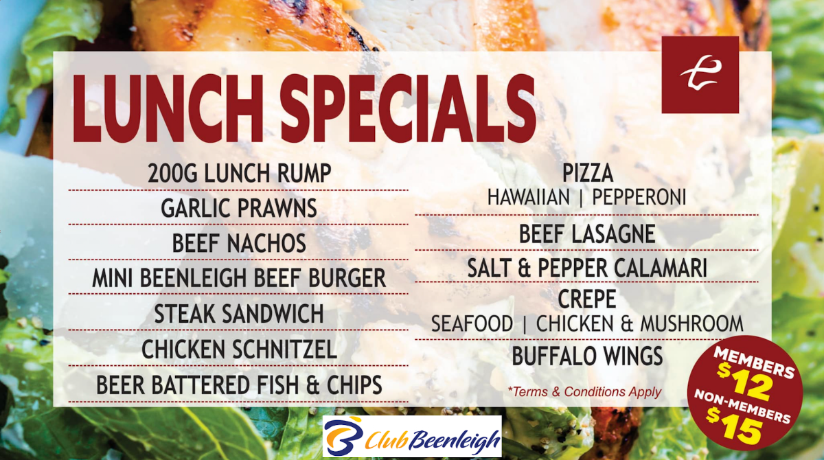 Menu, Bull N Barra