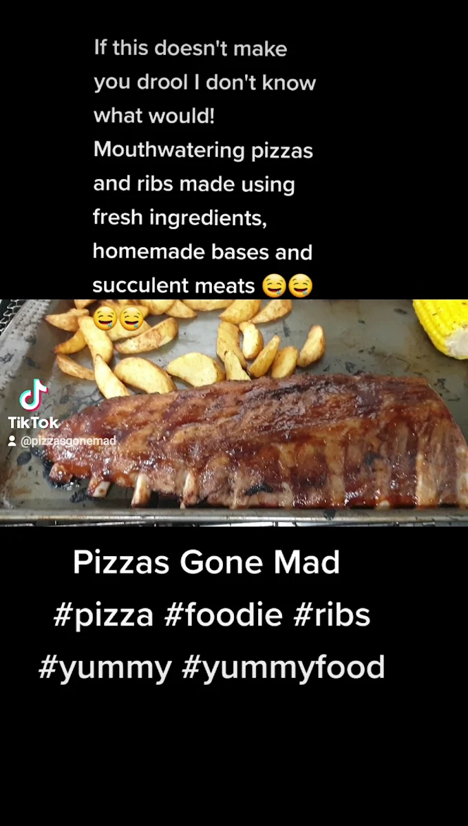 Menu, Pizzas Gone Mad - Airds