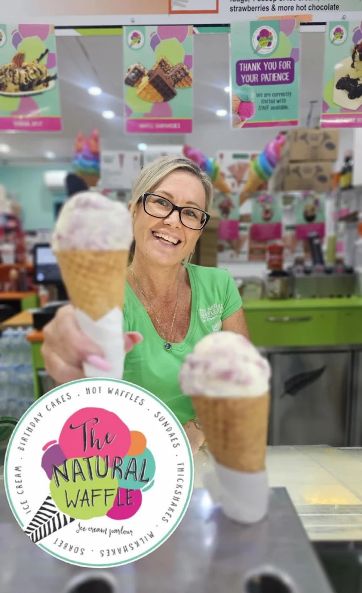 Food & drink, The Natural Waffle Ice cream Parlour .