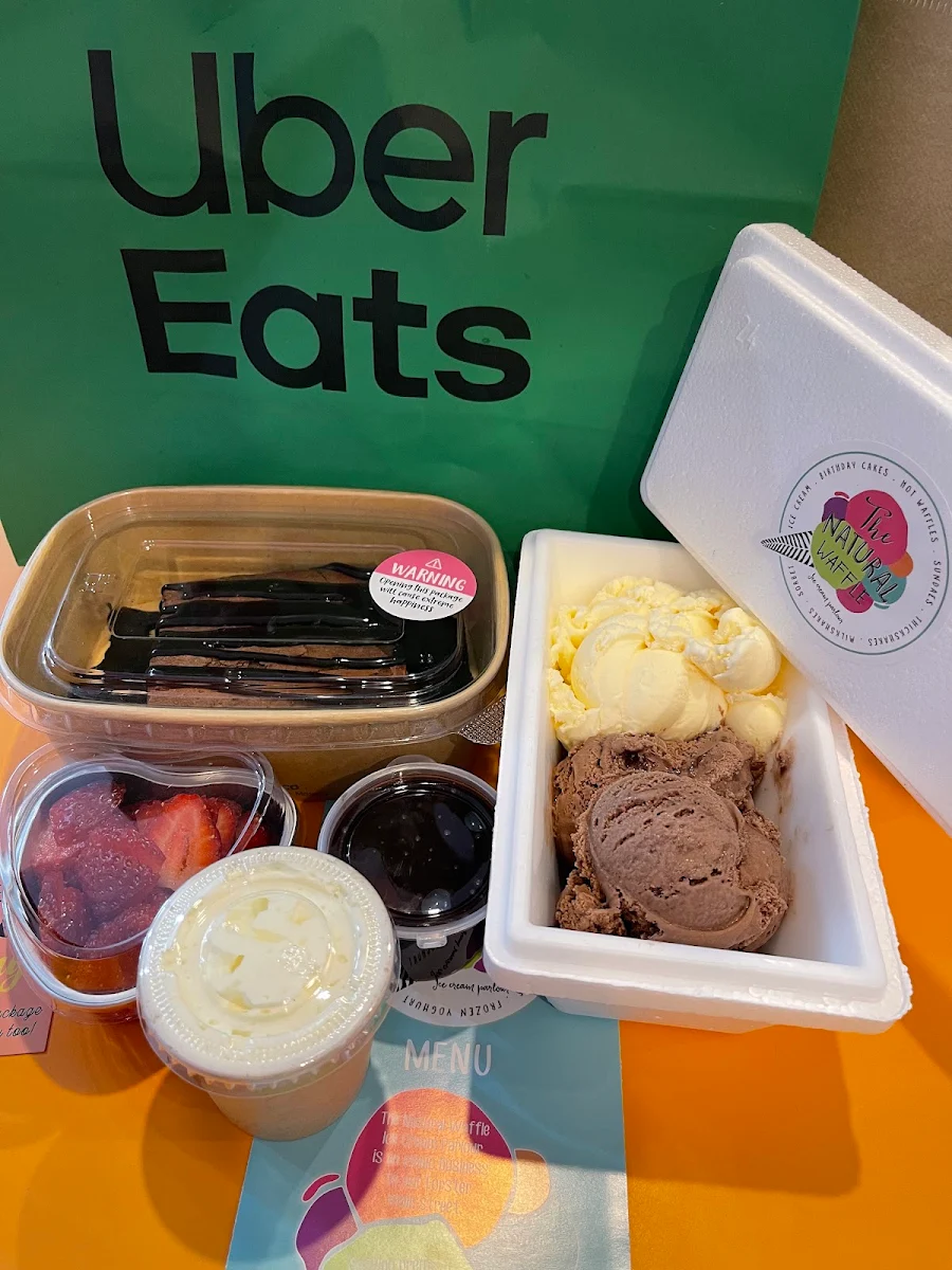 Food & drink, The Natural Waffle Ice cream Parlour .