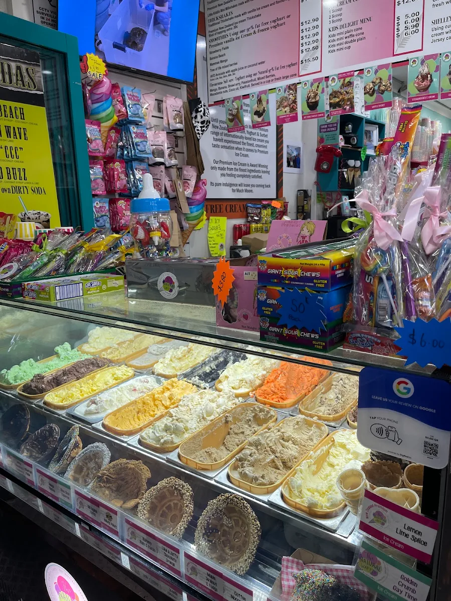 Vibe, The Natural Waffle Ice cream Parlour .