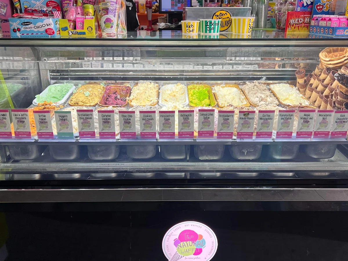 Vibe, The Natural Waffle Ice cream Parlour .