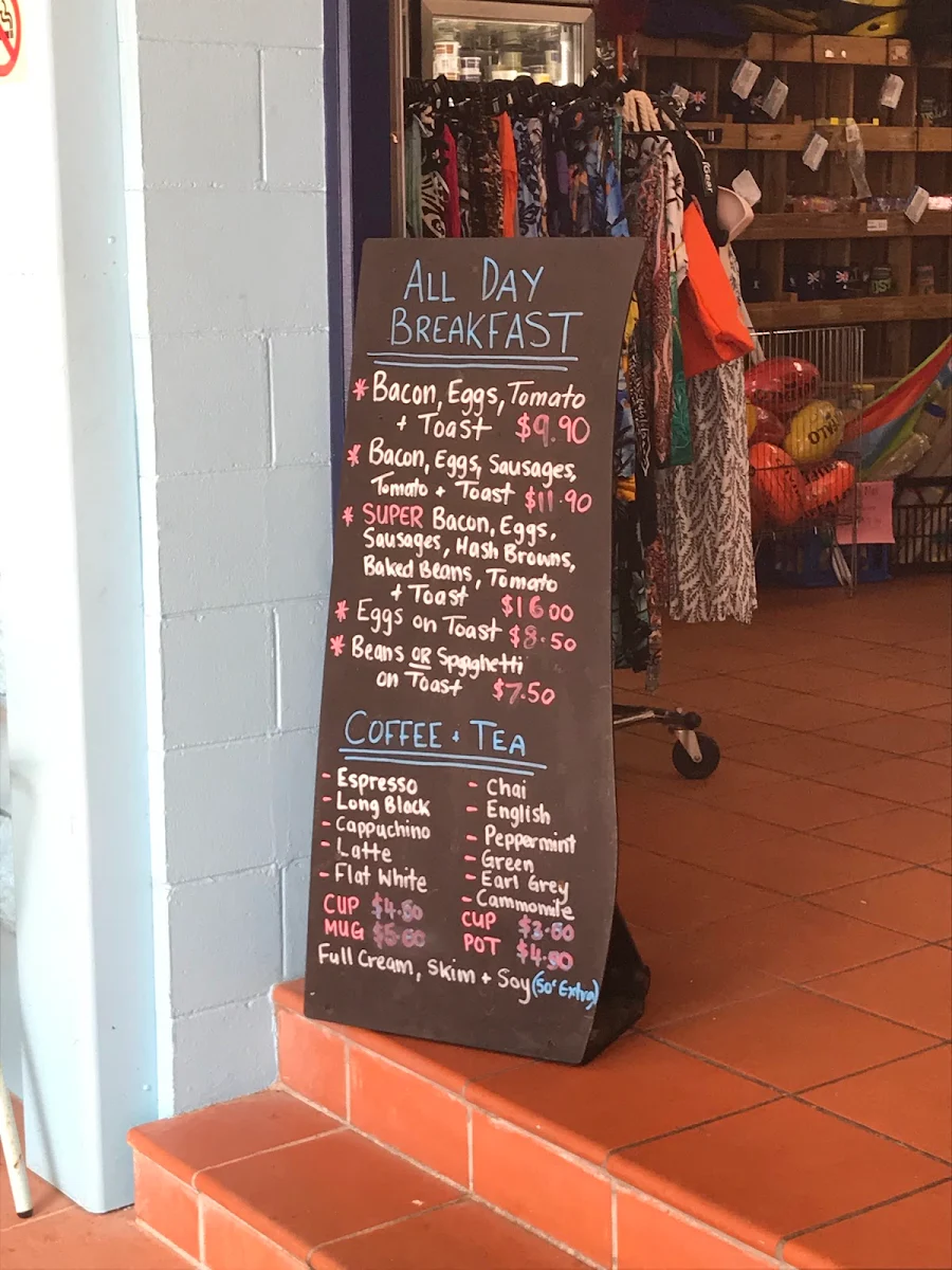Menu, Pete's Place