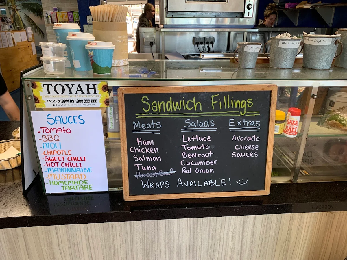 Menu, Pete's Place
