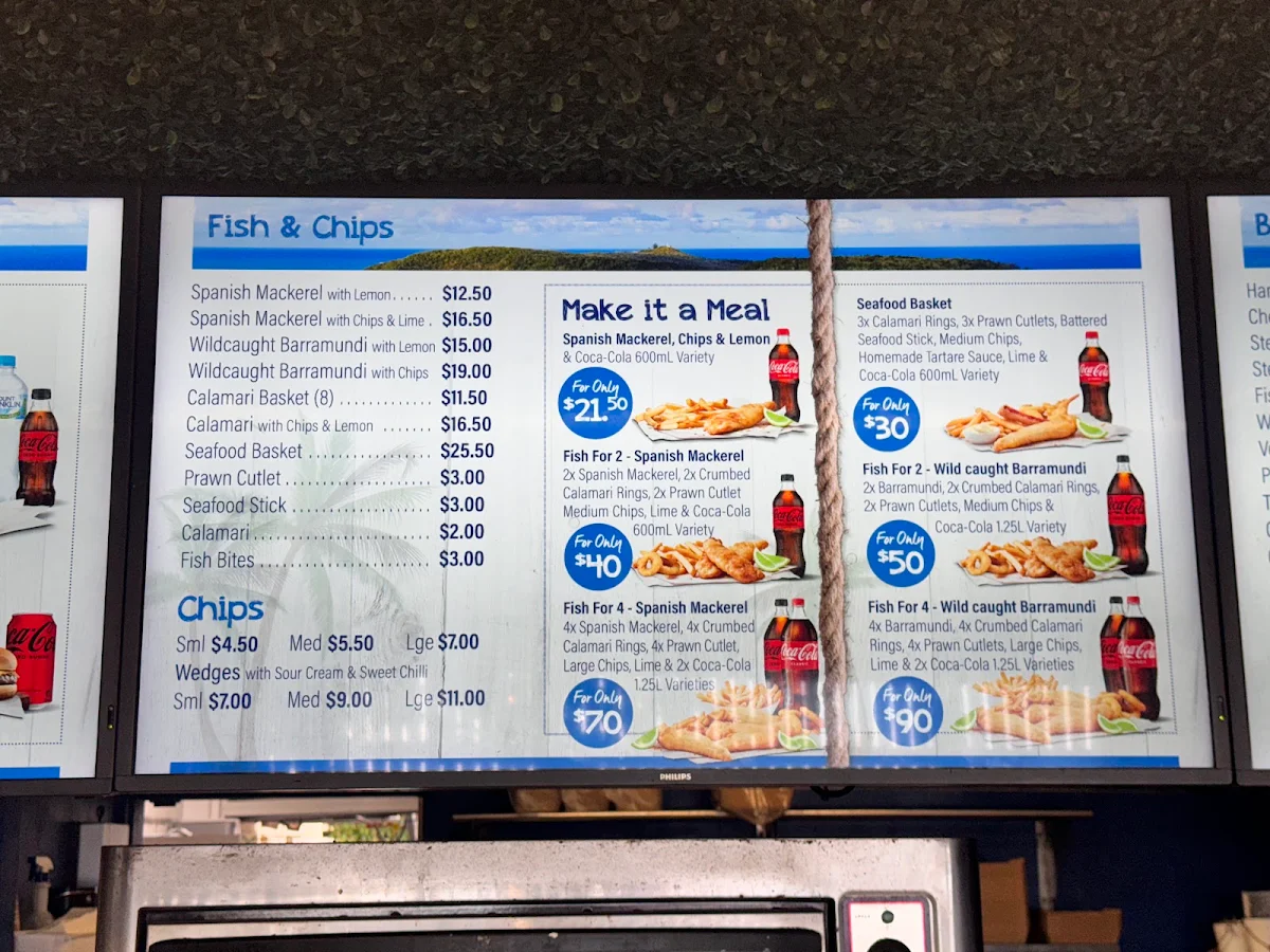 Menu, Pete's Place
