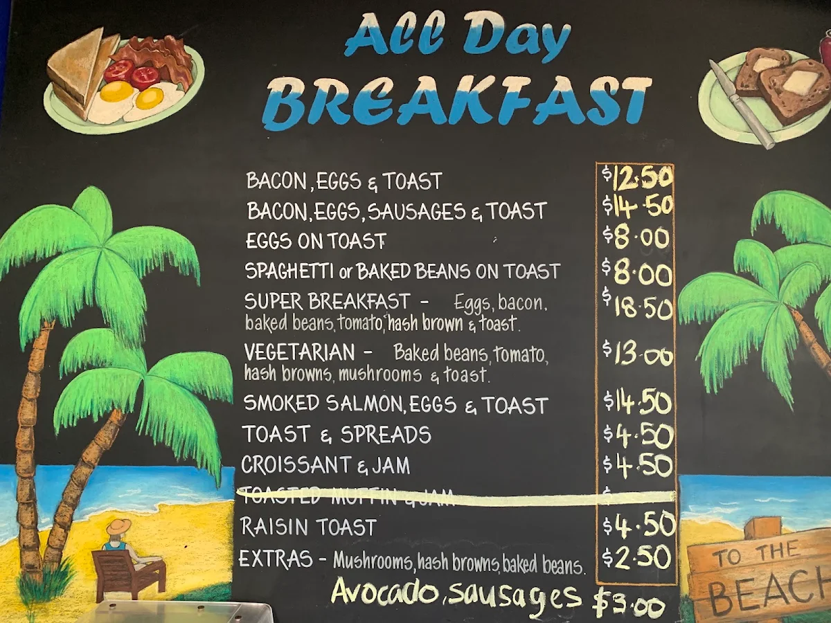 Menu, Pete's Place