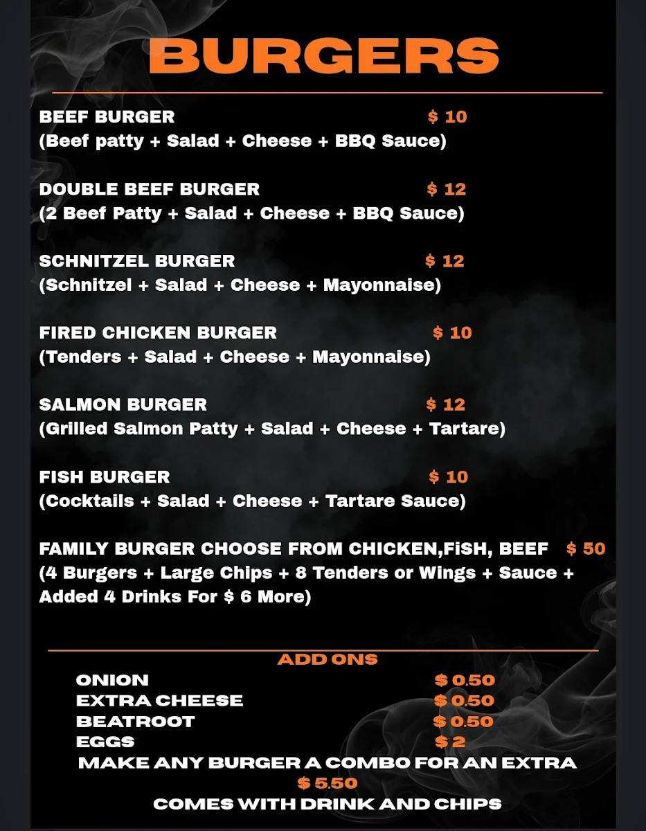 Menu, Jerry's House Fish & Chicken