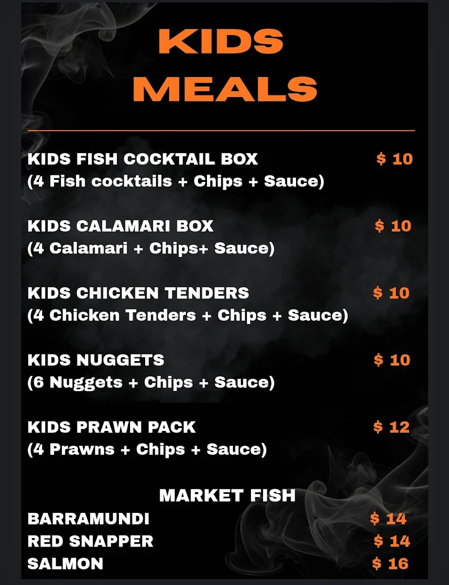 Menu, Jerry's House Fish & Chicken