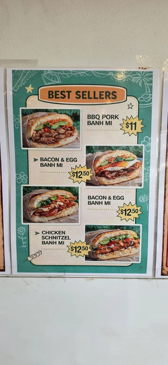 Menu, Slice of Life takeaway Cafe