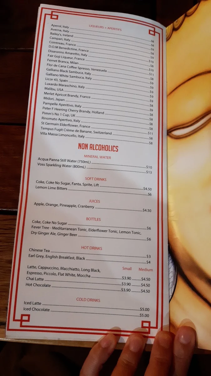 Menu, Goji Penrith