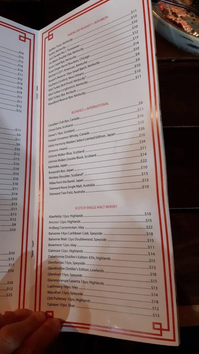 Menu, Goji Penrith