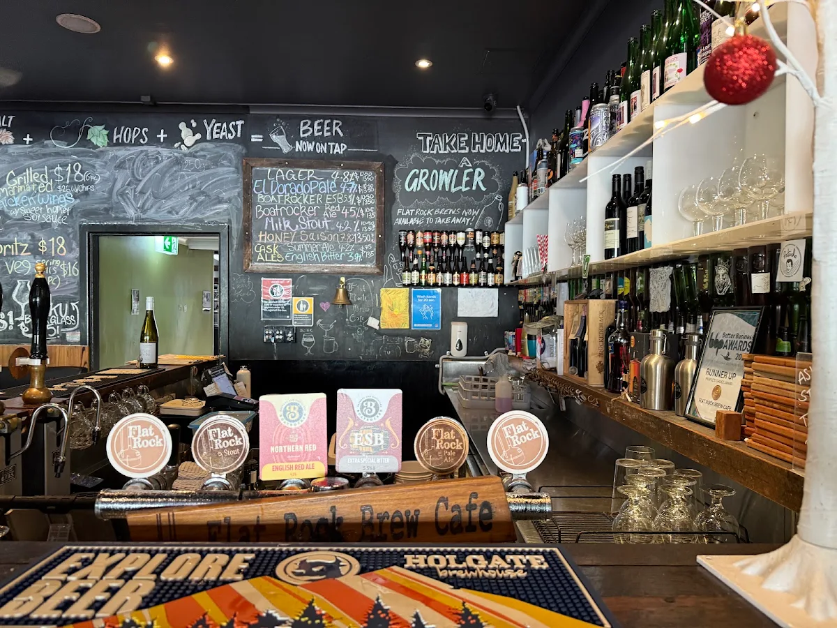 Menu, Flat Rock Brew Cafe