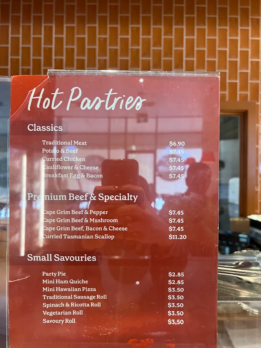 Menu, Banjo’s Bakery Café – Mildura