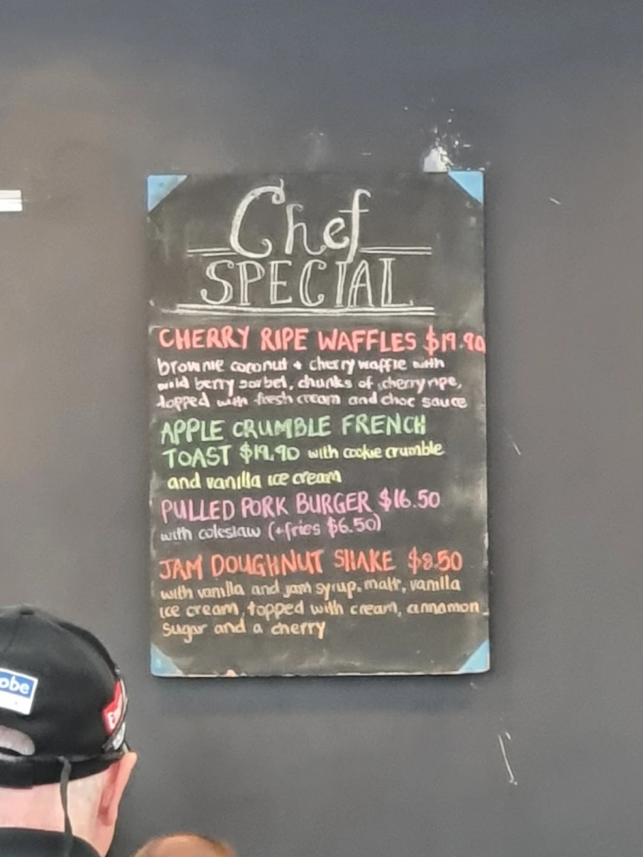 Menu, The Roastery