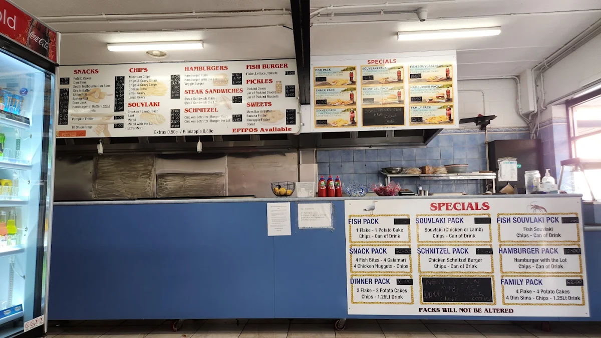Menu, Six Ways Fish N Chips