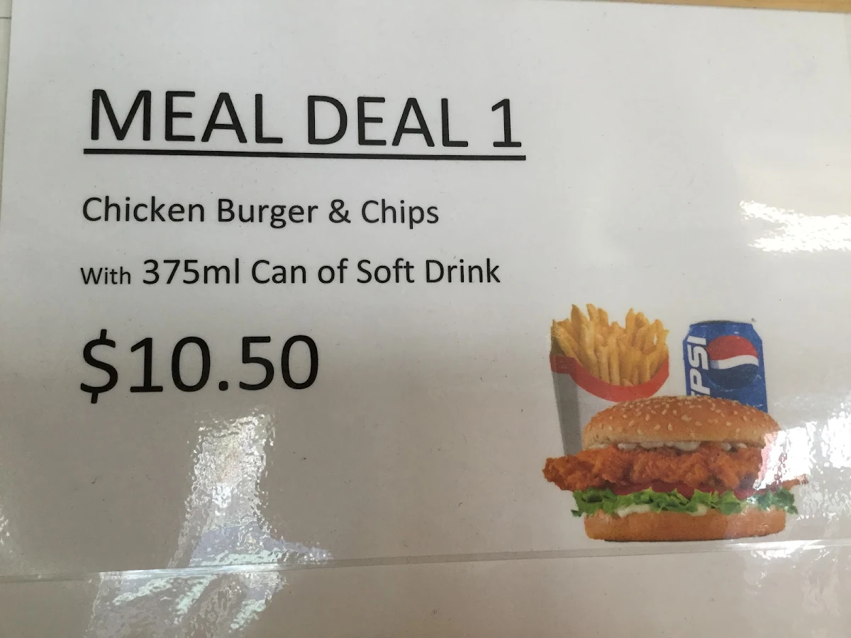 Menu, The Canteen
