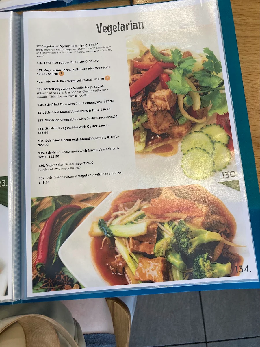 Menu, Pho Hung