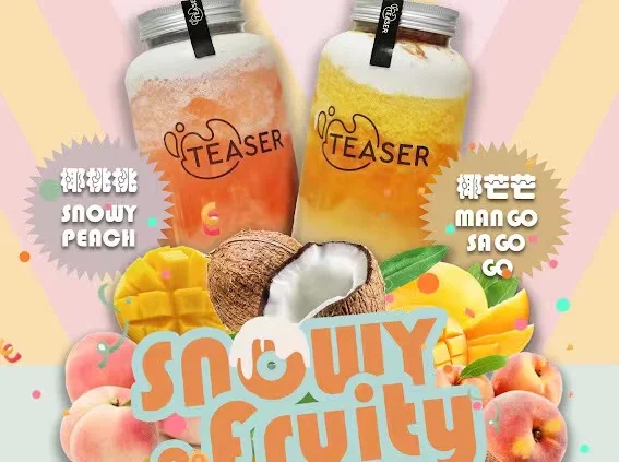 Menu, Teaser Bentleigh(fresh fruit tea)
