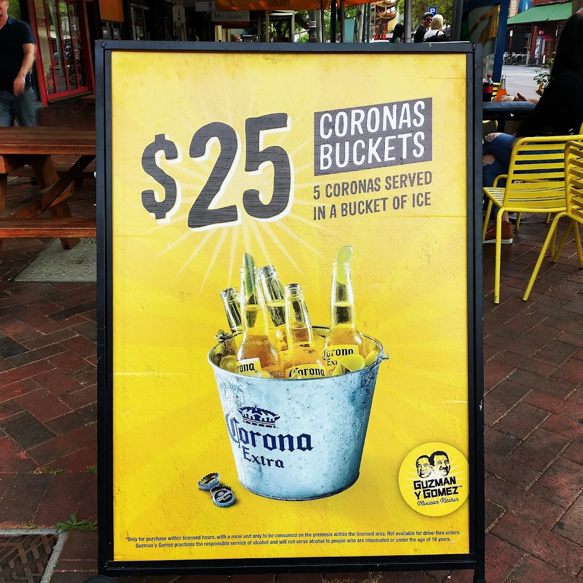 Menu, Guzman y Gomez - Gouger St