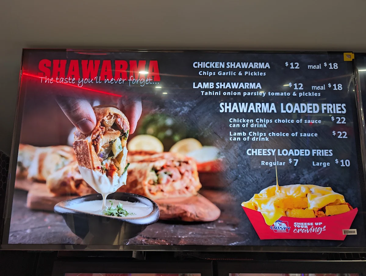 Menu, Extra Crispy - Revesby