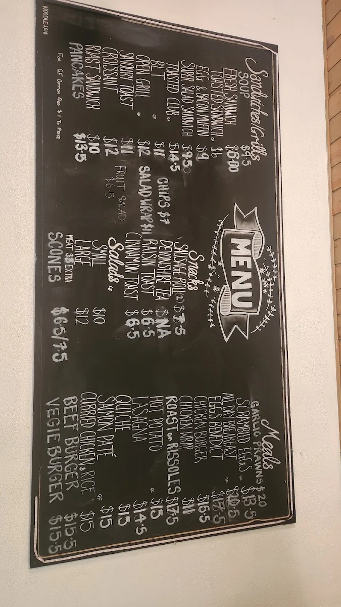 Menu, Martini Coffee Lounge
