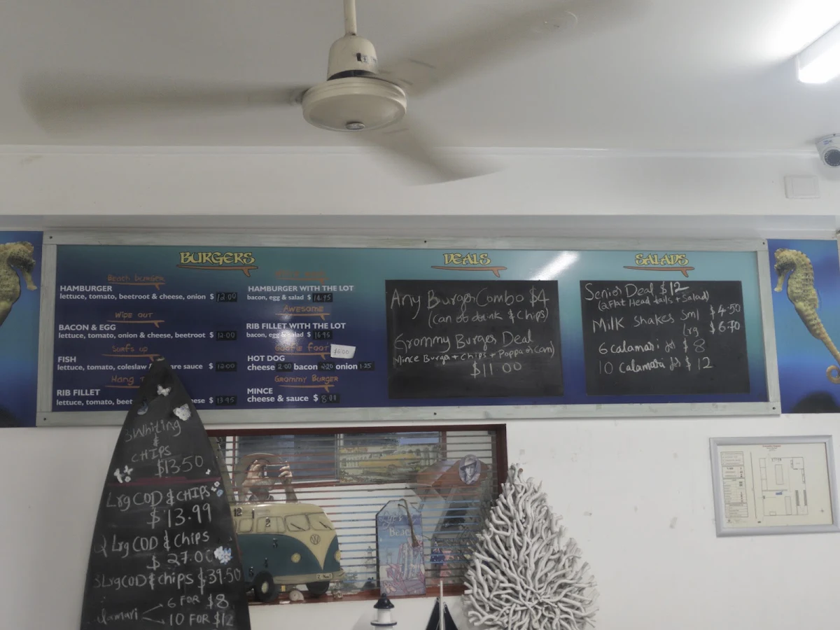 Menu, See Street Seafood Take-Aways