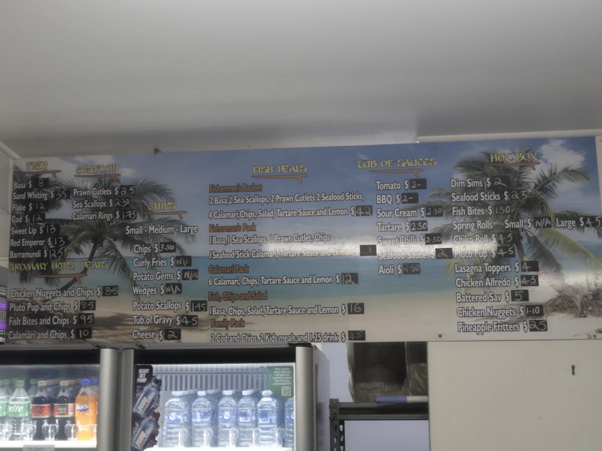Menu, See Street Seafood Take-Aways