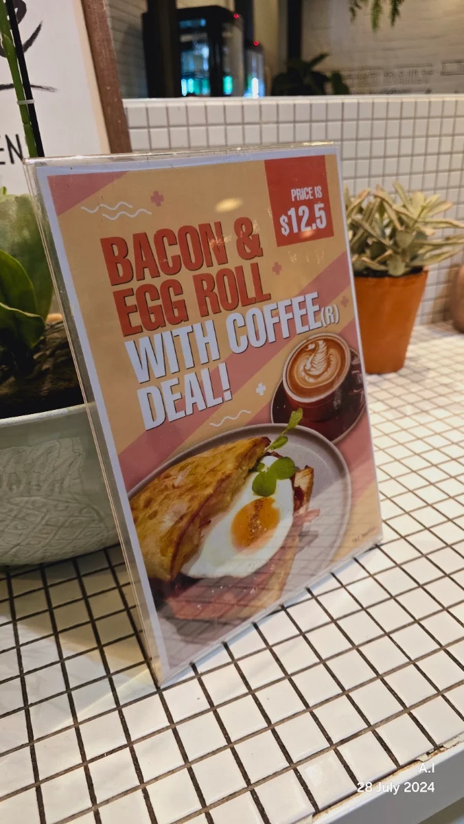 Menu, Caffe Cherry Beans