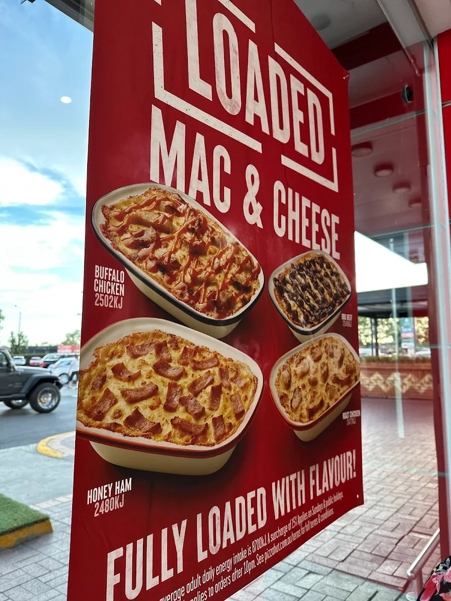 Menu, Pizza Hut