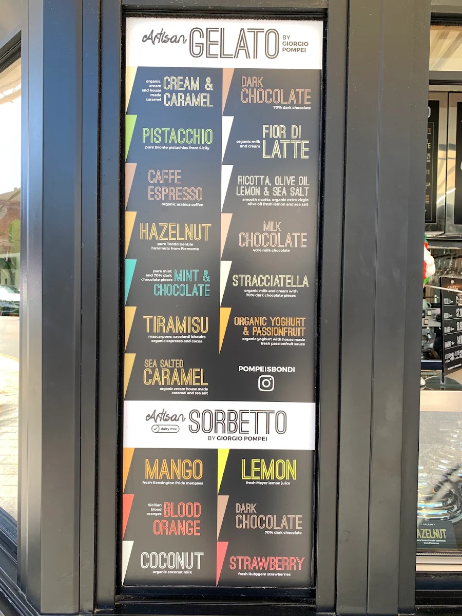 Menu, Pompei's