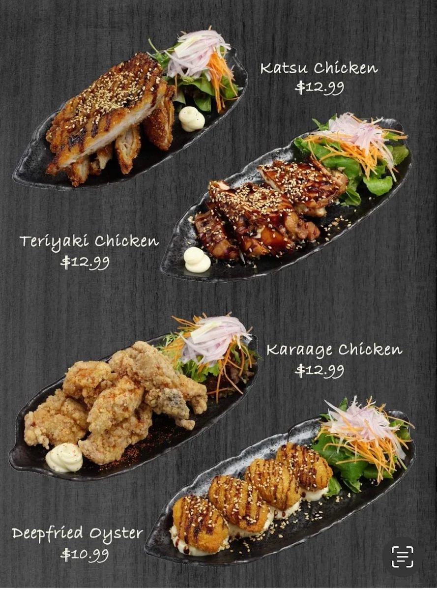 Menu, Cool Sushi & Noodles