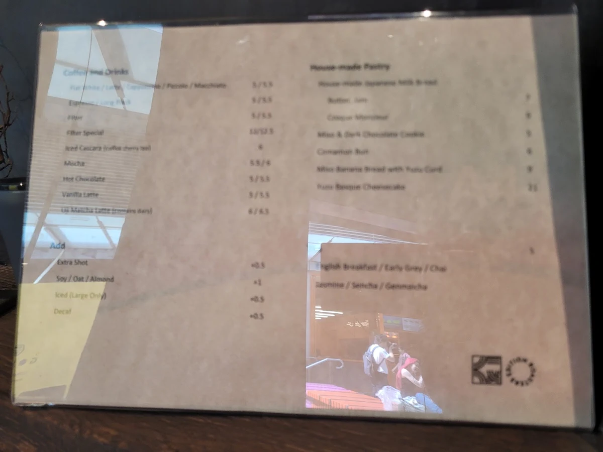 Menu, Edition Roasters World Square