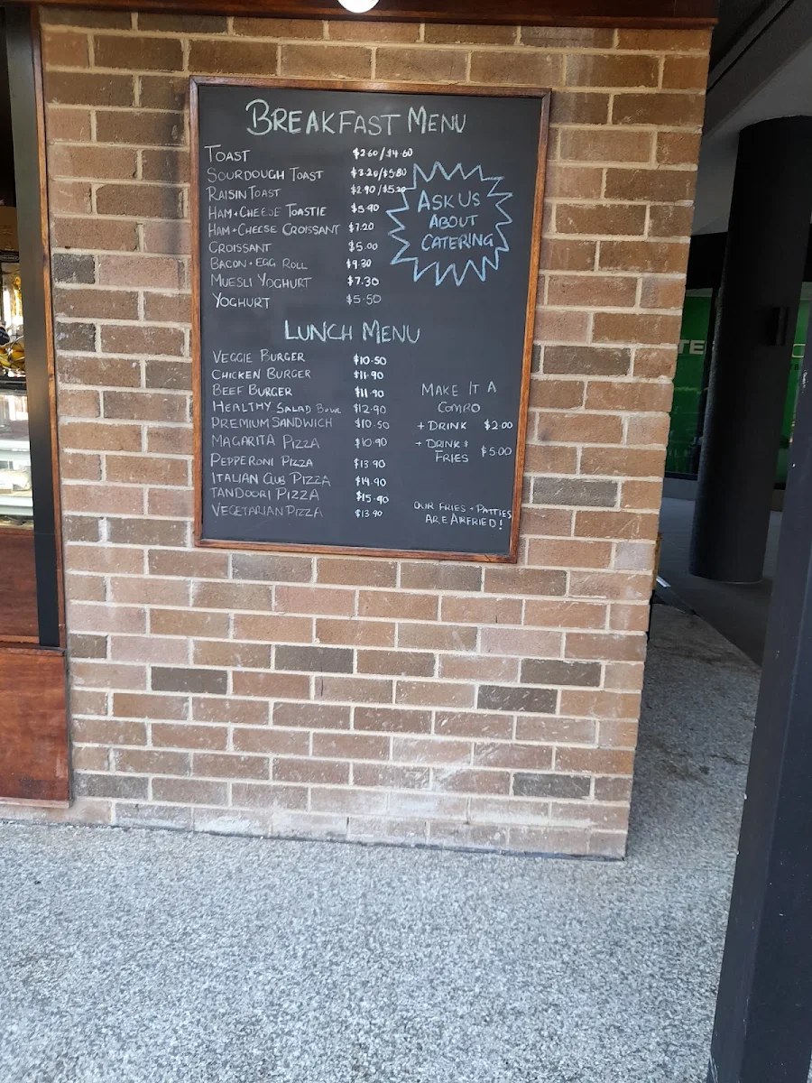 Menu, Fibonacci Coffee