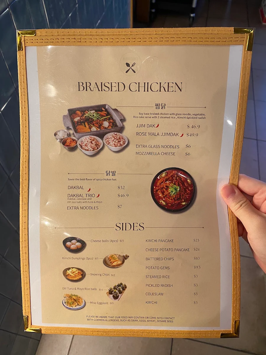 Menu, Chicken Lab Northbridge(Korean Fried Chicken)