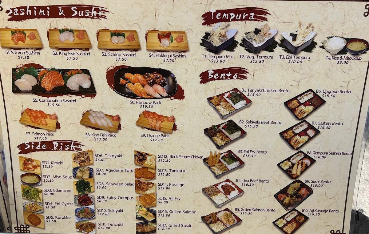 Menu, Jyu Jyu