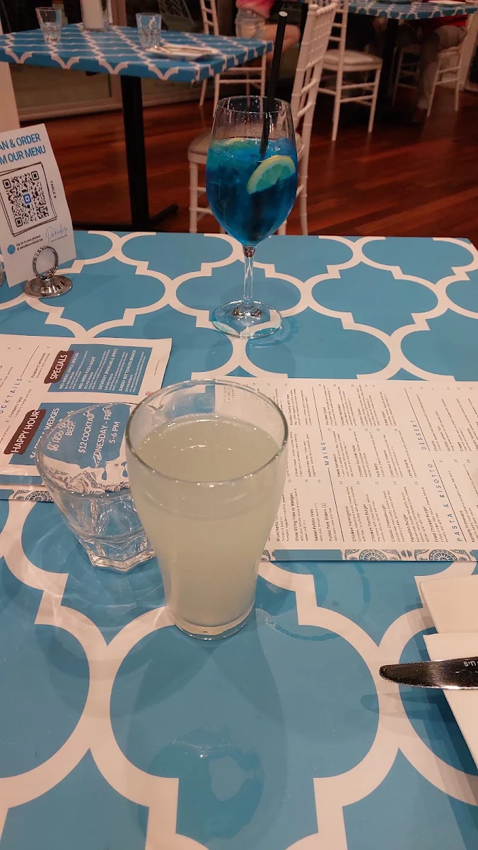 Menu, Paradiso Cafe & Bar