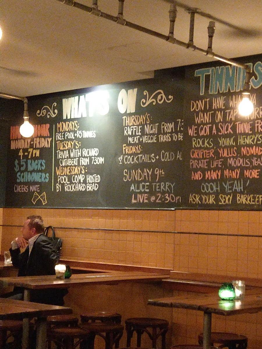 Menu, Lord Raglan Hotel