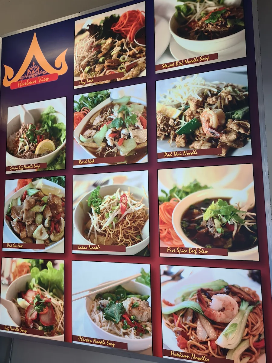 Menu, Harbour View Thai Kiama Restaurant