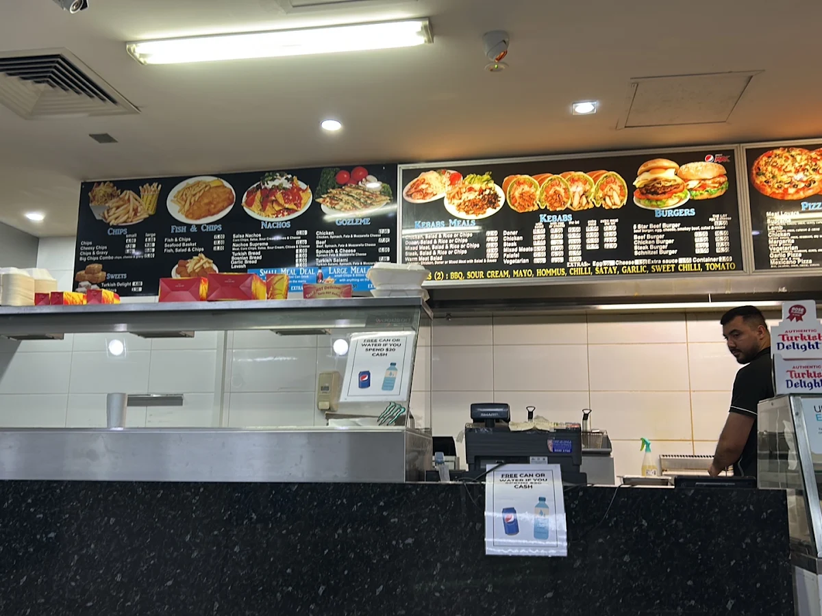 Menu, Five Star Kebabs