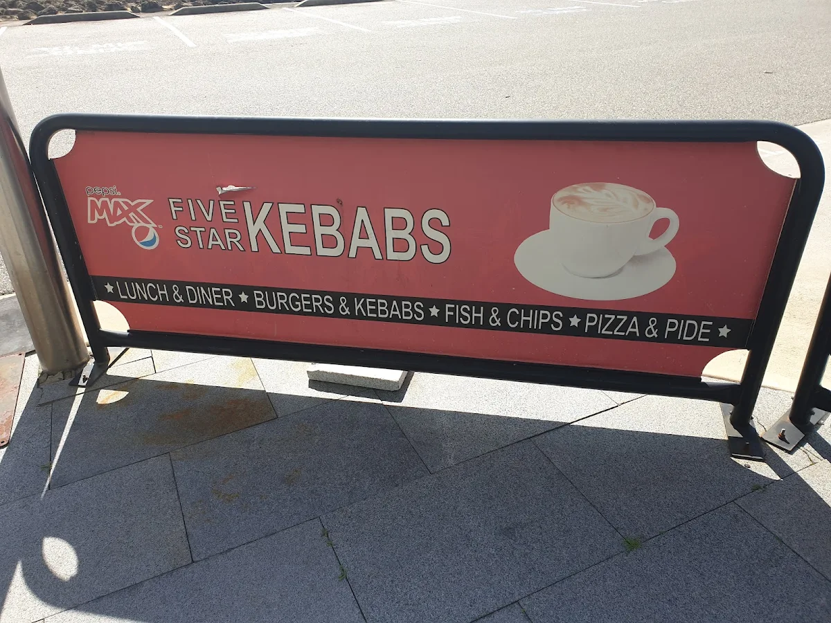 Menu, Five Star Kebabs