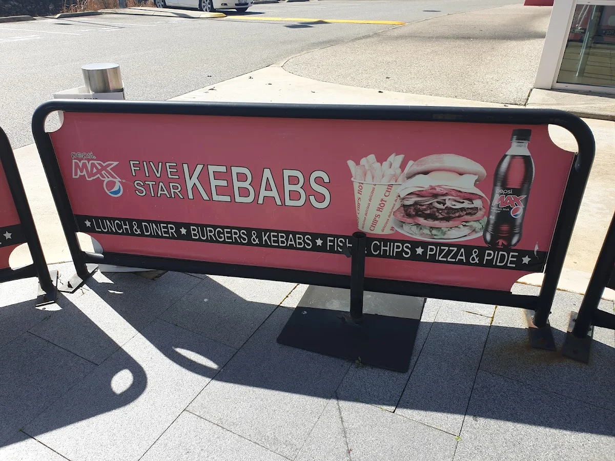 Menu, Five Star Kebabs